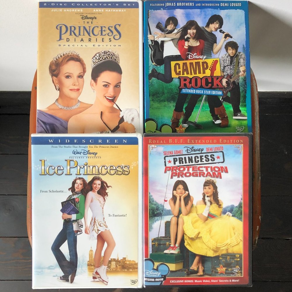 DVD Bundle -,Princess Diaries Ice Princess Princess Protection & Camp Rock (NEW)
